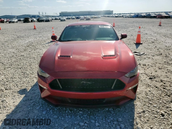 2021 Ford Mustang GT with VIN 1FA6P8CF8M5147380, listed as a Copart auction lot 60081655 with Not provided miles and Salvage title. Bid and sale history available at DreamBid. Image 5.