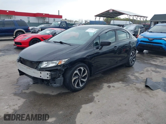 2015 Honda Civic Sedan LX with VIN 19XFB2F55FE032171, listed as a IAAI auction lot 41998655 with 116,857 mi miles. Bid and sale history available at carsss.com. Image 22.