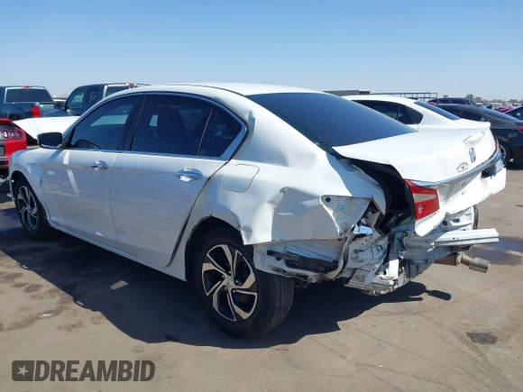 2016 Honda Accord Sedan LX with VIN 1HGCR2F31GA079460, listed as a IAAI auction lot 41712742 with 187,679 mi miles. Bid and sale history available at carsss.com. Image 3.