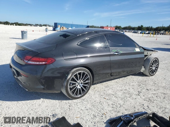 2021 Mercedes-Benz C 300 z VIN W1KWJ8DB3MG066286, wystawiony jako Copart lot #87467674 z przebiegiem 36 856 mil mil oraz Szkoda całkowita • Salvage title. Historia ofert i sprzedaży dostępna na DreamBid. Obrazek 3.