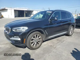 2019 BMW X3 xDrive30i with VIN 5UXTR9C53KLP81188, listed as a Copart auction lot 54952965 with 39,281 mi miles and Salvage Title. Bid and sale history available at DreamBid. Image 1.