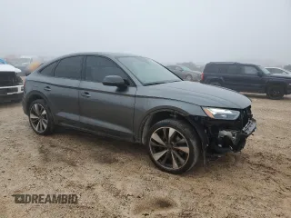 2023 Audi SQ5 Sportback Premium Plus with VIN WA124AFY0P2185529, listed as a Copart auction lot 85858434 with 14,976 mi miles and Salvage Title. Bid and sale history available at DreamBid. Image 4.
