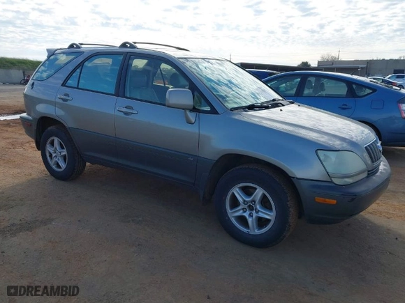 2001 Lexus RX 300 with VIN JTJHF10U310185749, listed as a IAAI auction lot 41623699 with 281,341 mi miles. Bid and sale history available at carsss.com. Image 1.