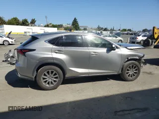 2019 Lexus NX 300h with VIN JTJBJRBZ8K2105802, listed as a Copart auction lot 55823315 with 72,726 mi miles and Salvage title. Bid and sale history available at DreamBid. Image 3.