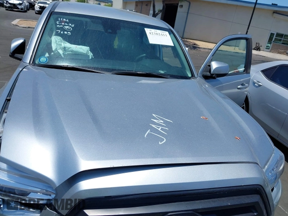 2022 Toyota Tacoma SR with VIN 3TYAX5GN4NT037625, listed as a IAAI auction lot 42382411 with 49,703 mi miles and . Bid and sale history available at DreamBid. Image 10.