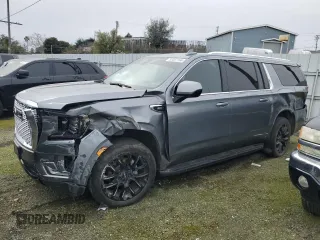 2022 GMC Yukon XL SLE with VIN 1GKS2FKT8NR297801, listed as a Copart auction lot 85507104 with 30,994 mi miles and Salvage Title. Bid and sale history available at DreamBid. Image 1.