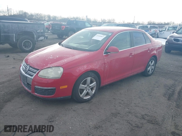 2008 Volkswagen Jetta Sedan SE with VIN 3VWRM71K68M073447, listed as a IAAI auction lot 41440847 with 1 mi miles. Bid and sale history available at carsss.com. Image 2.