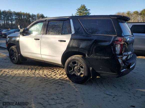 2023 Chevrolet Tahoe Commercial with VIN 1GNSKLED3PR310169, listed as a Copart auction lot 79808604 with 22,749 mi miles and Salvage Title. Bid and sale history available at carsss.com. Image 2.