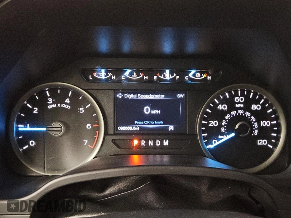 2018 Ford F-150 XL with VIN 1FTEW1EP7JKF37065, listed as a Copart auction lot 50697525 with 96,566 mi miles and Clean Title. Bid and sale history available at DreamBid. Image 9.