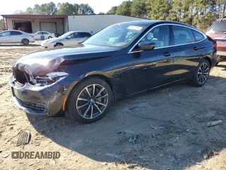 2019 BMW 6 Series 640i xDrive with VIN WBAJV6C5XKBK08469, listed as a Copart auction lot 80441344 with 58,637 mi miles and Salvage Title. Bid and sale history available at carsss.com. Image 1.