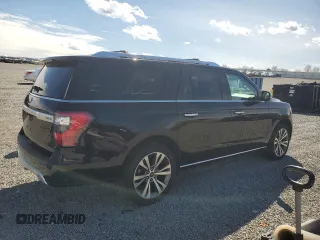2020 Ford Expedition Max Platinum with VIN 1FMJK1MT5LEA80052, listed as a Copart auction lot 50329655 with 103,274 mi miles and Salvage title. Bid and sale history available at DreamBid. Image 3.