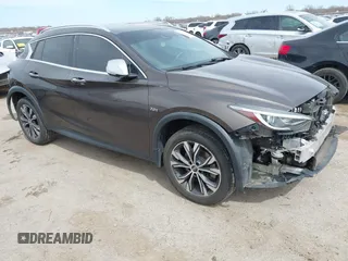 2017 Infiniti QX30 Premium z VIN SJKCH5CR7HA024635, wystawiony jako IAAI lot #41764962 z przebiegiem 98 803 mil mil oraz . Historia ofert i sprzedaży dostępna na DreamBid. Obrazek 1.
