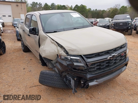 2022 Chevrolet Colorado 2WD Z71 with VIN 1GCGSDEN1N1149796, listed as a IAAI auction lot 41943438 with 82,064 mi miles and . Bid and sale history available at DreamBid. Image 1.