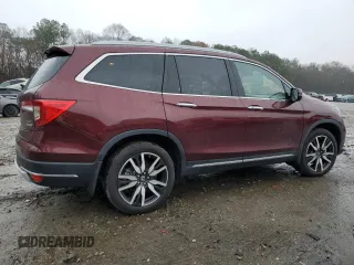 2021 Honda Pilot Elite with VIN 5FNYF6H06MB088455, listed as a Copart auction lot 44637165 with 24,178 mi miles and Salvage Title. Bid and sale history available at carsss.com. Image 3.