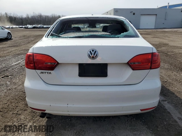 2014 Volkswagen Jetta Sedan S with VIN 3VW1K7AJ4EM236957, listed as a Copart auction lot 41801455 with 196,845 mi miles and Salvage Title. Bid and sale history available at carsss.com. Image 6.