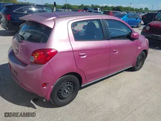 2015 Mitsubishi Mirage DE with VIN ML32A3HJ7FH031523, listed as a IAAI auction lot 41905101 with 64,107 mi miles. Bid and sale history available at carsss.com. Image 4.