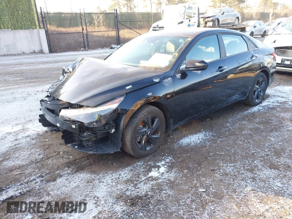 2023 Hyundai Elantra SEL with VIN KMHLM4AG9PU519986, listed as a IAAI auction lot 41174534 with 20,499 mi miles and . Bid and sale history available at DreamBid. Image 2.