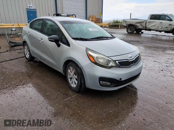2013 Kia Rio EX with VIN KNADN4A38D6165846, listed as a Copart auction lot 61472955 with 180,536 mi miles and Salvage title. Bid and sale history available at DreamBid. Image 14.