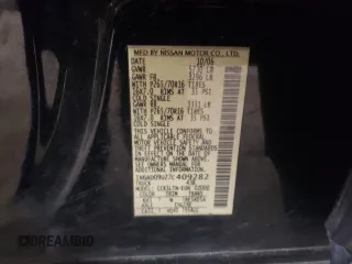 2007 Nissan Frontier SE with VIN 1N6AD09U27C409282, listed as a Copart auction lot 89402925 with 115,746 mi miles and Salvage title. Bid and sale history available at DreamBid. Image 12.