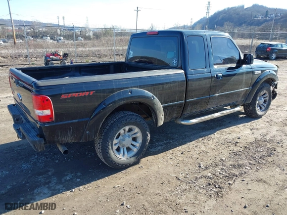2007 Ford Ranger STX with VIN 1FTYR44U37PA59459, listed as a IAAI auction lot 41721881 with 250,449 mi miles. Bid and sale history available at carsss.com. Image 4.