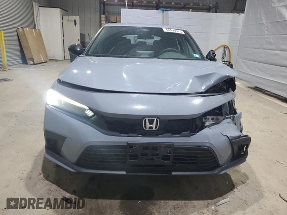 2023 Honda Civic Sport with VIN 19XFL2H83PE004830, listed as a Copart auction lot 48490575 with 30,358 mi miles and Salvage Title. Bid and sale history available at DreamBid. Image 5.
