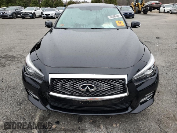 2017 Infiniti Q50 3.0t Sport with VIN JN1EV7ARXHM830246, listed as a Copart auction lot 85226954 with 0 mi miles and Salvage Title. Bid and sale history available at carsss.com. Image 5.