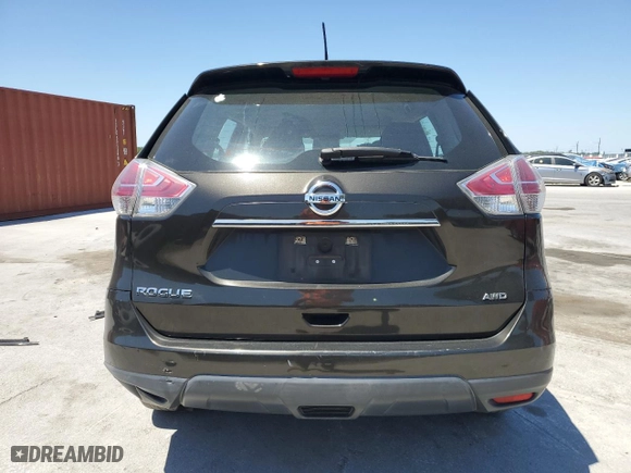 2016 Nissan Rogue SV with VIN 5N1AT2MV9GC746450, listed as a Copart auction lot 53199695 with 145,326 mi miles and Salvage Title. Bid and sale history available at carsss.com. Image 6.