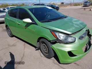 2013 Hyundai Accent GS with VIN KMHCT5AE8DU126919, listed as a IAAI auction lot 41788322 with 150,382 mi miles and . Bid and sale history available at DreamBid. Image 1.