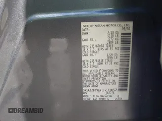 2020 Nissan Murano SV z VIN 5N1AZ2BJ9LN173062, wystawiony jako IAAI lot #42250466 z przebiegiem 59 783 mil mil oraz . Historia ofert i sprzedaży dostępna na DreamBid. Obrazek 9.