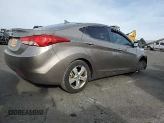 2013 Hyundai Elantra Limited with VIN 5NPDH4AE2DH290472, listed as a Copart auction lot 52354955 with 52,680 mi miles and Salvage Title. Bid and sale history available at DreamBid. Image 3.