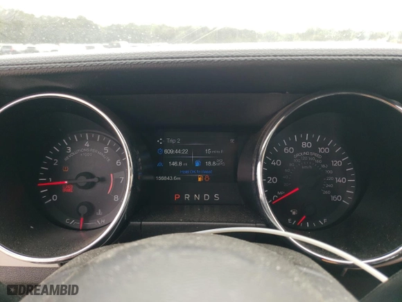 2017 Ford Mustang EcoBoost with VIN 1FA6P8TH0H5310661, listed as a Copart auction lot 73246394 with 158,843 mi miles and Salvage Title. Bid and sale history available at carsss.com. Image 9.