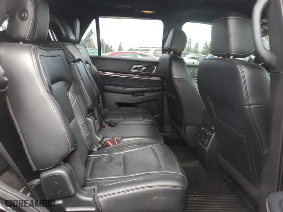 2017 Ford Explorer Platinum with VIN 1FM5K8HT1HGC90003, listed as a Copart auction lot 52806735 with 55,905 mi miles and Salvage Title. Bid and sale history available at carsss.com. Image 11.