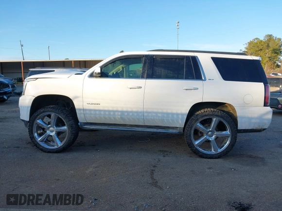 2015 GMC Yukon SLT with VIN 1GKS1BKC5FR240453, listed as a IAAI auction lot 41316793 with 1 mi miles. Bid and sale history available at carsss.com. Image 14.
