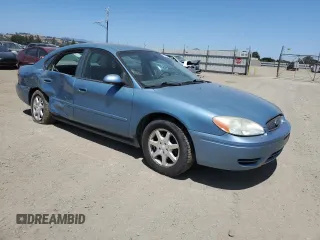 2007 Ford Taurus SEL with VIN 1FAFP56U87A104341, listed as a Copart auction lot 61045335 with 159,952 mi miles and Salvage title. Bid and sale history available at DreamBid. Image 4.