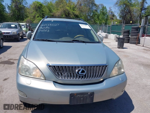 2007 Lexus RX 350 with VIN 2T2HK31U77C026557, listed as a IAAI auction lot 42115027 with 184,827 mi miles. Bid and sale history available at carsss.com. Image 12.