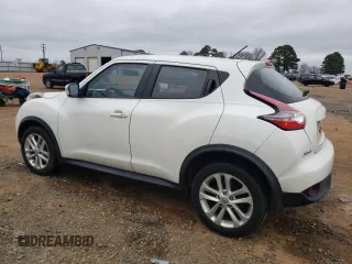 2015 Nissan Juke S with VIN JN8AF5MR3FT506717, listed as a Copart auction lot 43451505 with 70,090 mi miles and Salvage title. Bid and sale history available at DreamBid. Image 2.