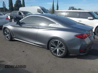2021 Infiniti Q60 Luxe with VIN JN1EV7KK4MM410526, listed as a IAAI auction lot 41424325 with 59,349 mi miles and . Bid and sale history available at DreamBid. Image 3.
