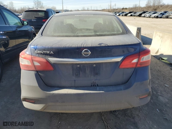 2018 Nissan Sentra S with VIN 3N1AB7AP2JY344846, listed as a Copart auction lot 47054015 with 108,222 mi miles and Salvage Title. Bid and sale history available at carsss.com. Image 6.