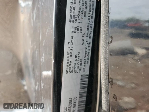 2021 Ram 2500 Tradesman with VIN 3C6UR5CL8MG630884, listed as a Copart auction lot 51715925 with 261,153 mi miles and Salvage Title. Bid and sale history available at carsss.com. Image 12.
