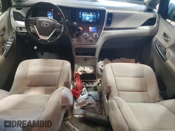 2016 Toyota Sienna LE AAS with VIN 5TDKK3DC6GS764404, listed as a Copart auction lot 63380615 with 123,221 mi miles and Salvage title. Bid and sale history available at DreamBid. Image 8.