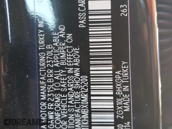 2021 Toyota C-HR LE with VIN NMTKHMBX0MR125200, listed as a Copart auction lot 48676315 with 82,241 mi miles and Salvage Title. Bid and sale history available at carsss.com. Image 13.