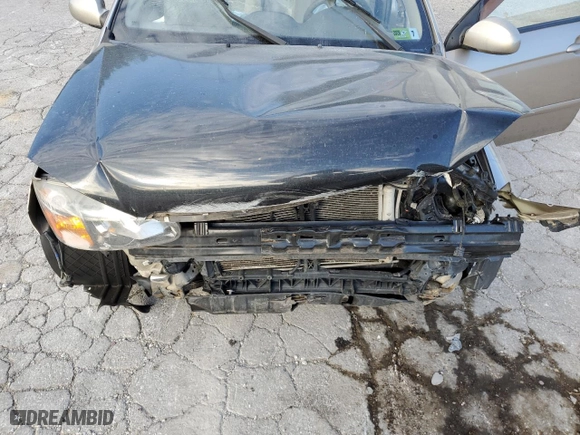 2009 Kia Spectra EX with VIN KNAFE222095618177, listed as a Copart auction lot 71357534 with 132,655 mi miles and Salvage Title. Bid and sale history available at carsss.com. Image 12.