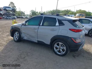 2022 Hyundai Kona SEL with VIN KM8K32AB2NU793938, listed as a IAAI auction lot 41889055 with 49,969 mi miles. Bid and sale history available at carsss.com. Image 3.