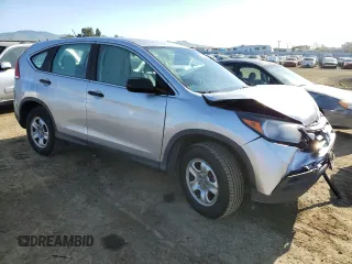 2013 Honda CR-V LX with VIN 3CZRM3H36DG711953, listed as a Copart auction lot 51794685 with 161,592 mi miles and Salvage Title. Bid and sale history available at carsss.com. Image 4.