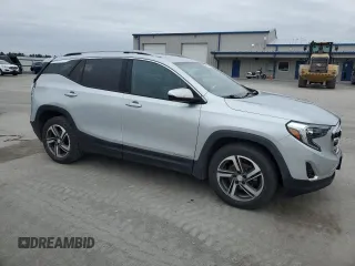 2020 GMC Terrain SLT with VIN 3GKALPEV3LL123327, listed as a Copart auction lot 85270414 with 111,640 mi miles and Salvage Title. Bid and sale history available at DreamBid. Image 4.