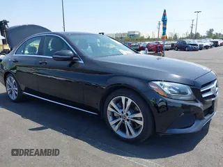2017 Mercedes-Benz C C 300 with VIN 55SWF4JBXHU218250, listed as a IAAI auction lot 42118860 with 71,018 mi miles. Bid and sale history available at carsss.com. Image 1.