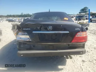 2002 Acura RL with VIN JH4KA96512C014342, listed as a Copart auction lot 75746154 with 0 mi miles and Salvage Title. Bid and sale history available at carsss.com. Image 6.