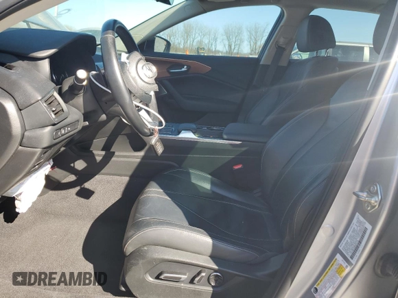 2021 Acura TLX w/Technology Package with VIN 19UUB6F40MA002728, listed as a Copart auction lot 48568745 with 60,825 mi miles and Salvage Title. Bid and sale history available at carsss.com. Image 7.