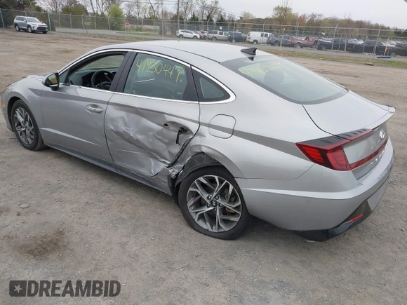 2023 Hyundai Sonata SEL with VIN KMHL64JA6PA269887, listed as a IAAI auction lot 41950447 with 31,218 mi miles and . Bid and sale history available at DreamBid. Image 3.