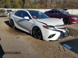 2019 Toyota Camry XSE with VIN 4T1B61HK6KU822666, listed as a Copart auction lot 43604715 with 0 mi miles and Salvage Title. Bid and sale history available at carsss.com. Image 4.